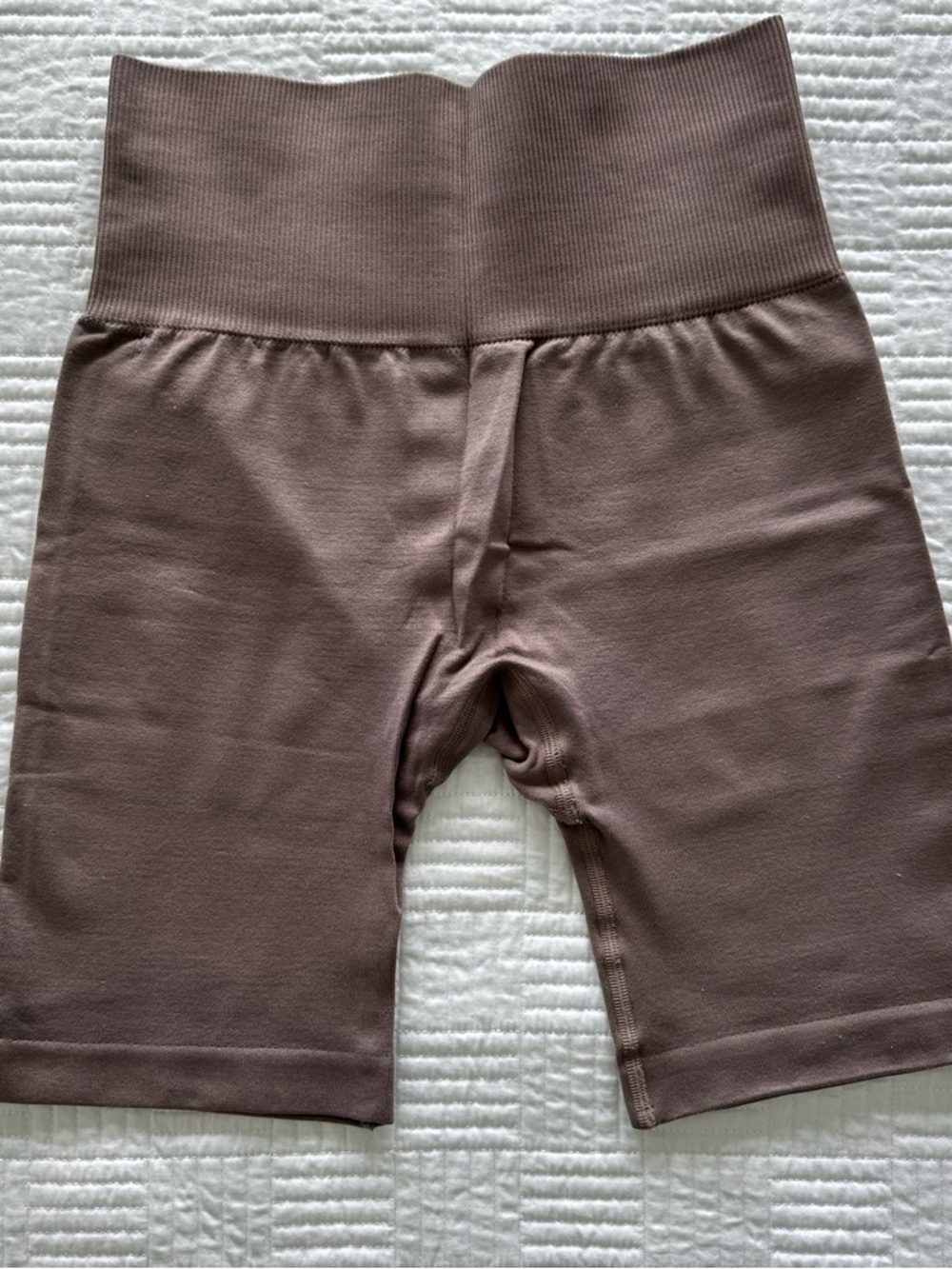 TNA High-Rise Bike Shorts in Mauve